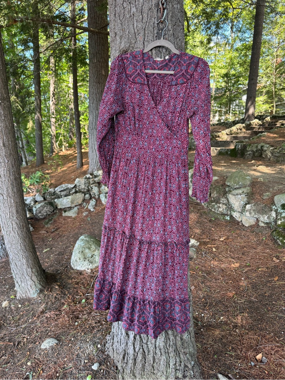 Fat Face Boho Longsleeve Maxi Dress 10